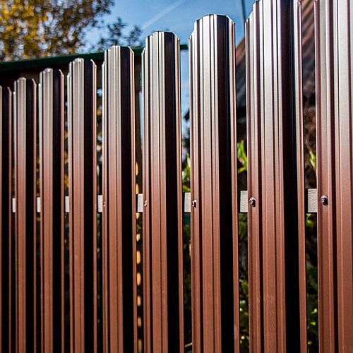 Забор из металлоштакетника 1,7м