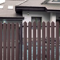 Забор из металлоштакетника 1,7м