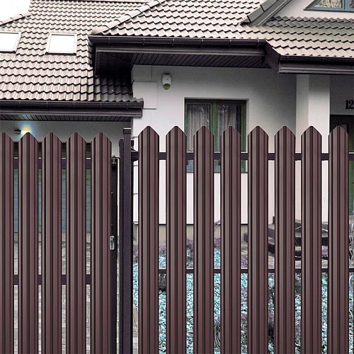 Забор из металлоштакетника 1,7м