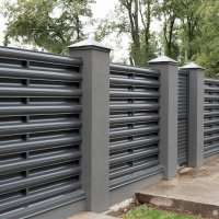 Забор из металлоштакетника 1,7м