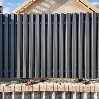 Забор из металлоштакетника 1,7м