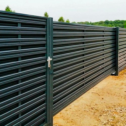 Забор из металлоштакетника 1,7м