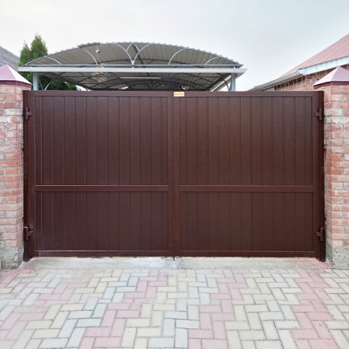 Каркас распашных ворот 5м