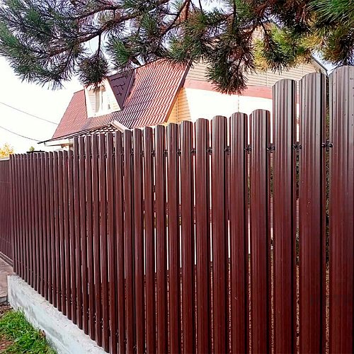 Забор из металлоштакетника 1,7м