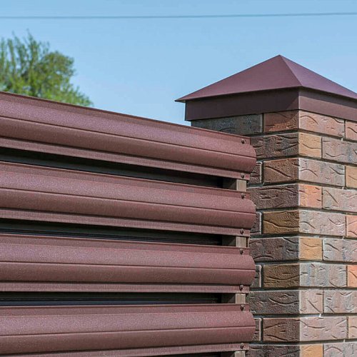 Забор из металлоштакетника 1,7м