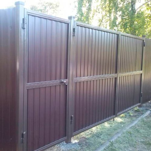 Каркас распашных ворот 5м