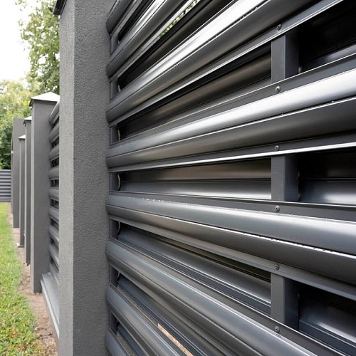 Забор из металлоштакетника 1,7м