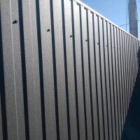 Забор из профлиста 2м