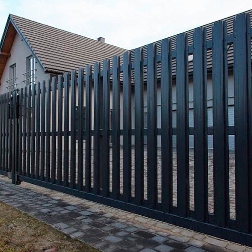 Забор из металлоштакетника 1,7м