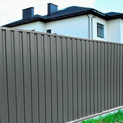 Забор из профлиста 2м