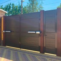 Каркас распашных ворот 5м