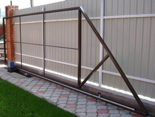 Каркас откатных ворот